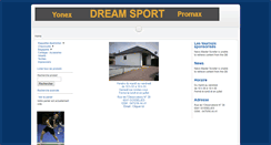 Desktop Screenshot of dreamsports.be