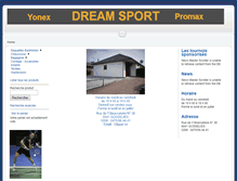 Tablet Screenshot of dreamsports.be